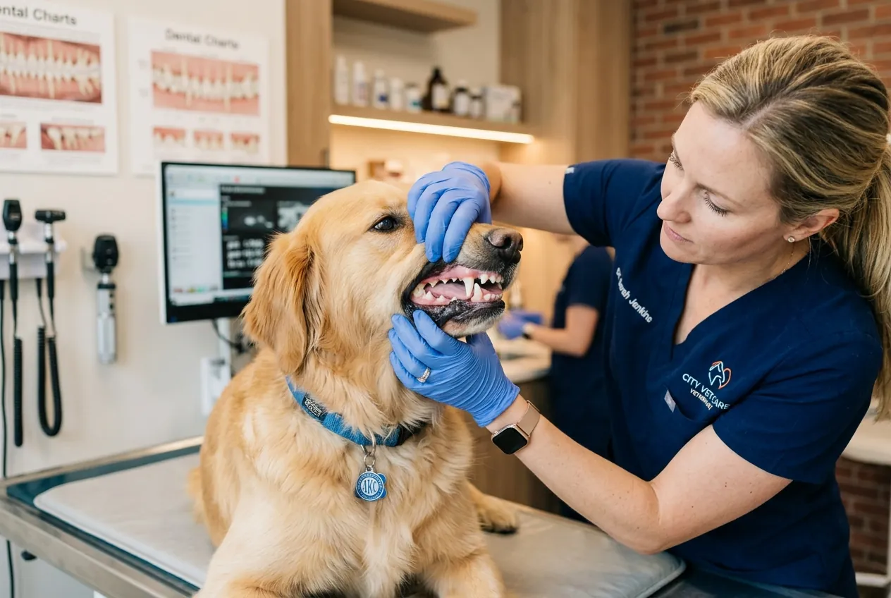 how many teeth do dogs have veterinary checkup