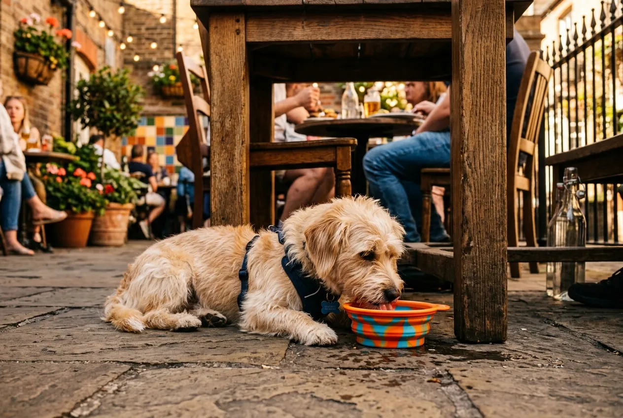 dog friendly restaurants hydration rules water bowls