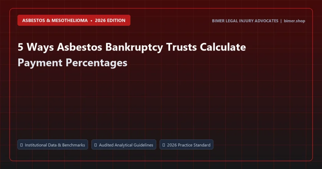 5 Ways Asbestos Bankruptcy Trusts Calculate Payment Percentages - Asbestos & Mesothelioma analysis and strategic guide
