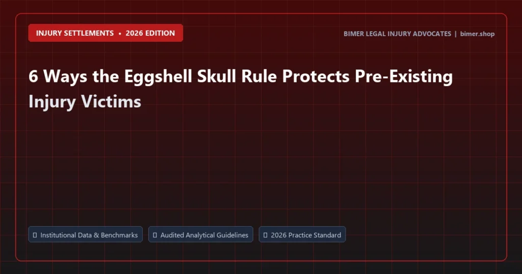 6 Ways the Eggshell Skull Rule Protects Pre-Existing Injury Victims - Injury Settlements analysis and strategic guide