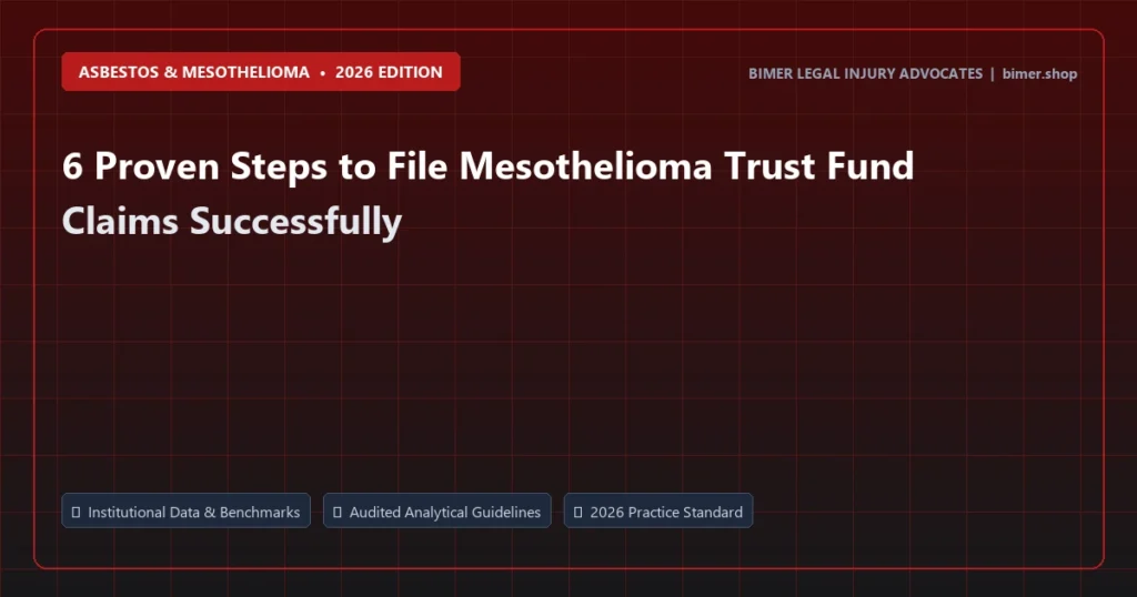 6 Proven Steps to File Mesothelioma Trust Fund Claims Successfully - Asbestos & Mesothelioma analysis and strategic guide