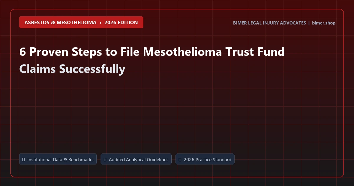 6 Proven Steps to File Mesothelioma Trust Fund Claims Successfully