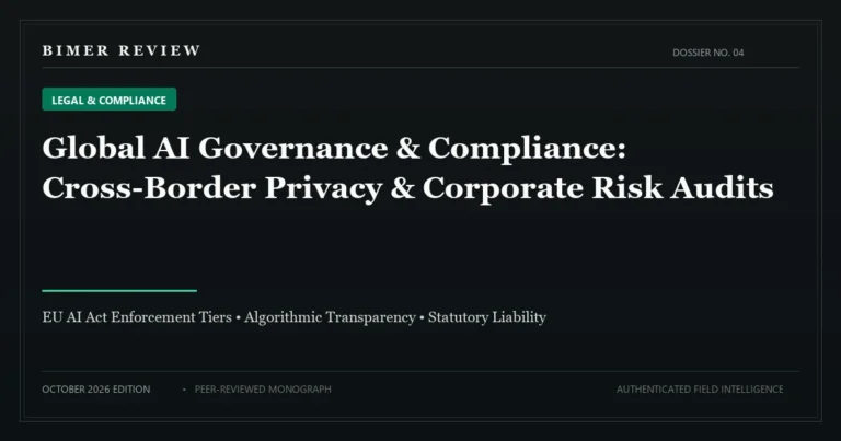 Global AI Governance and Data Compliance: Cross-Border Privacy Frameworks, Audits, and Risk Mitigation