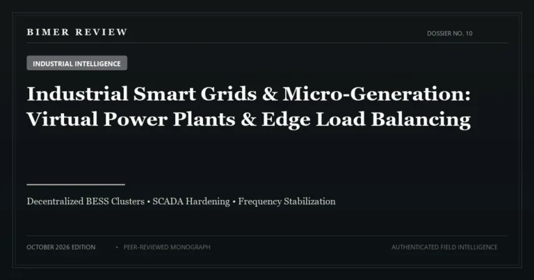 Industrial Smart Grids and Autonomous Micro-Generation: Virtual Power Plants and Edge Load Balancing
